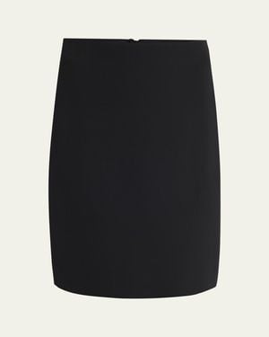 Giorgio Armani Silk Cady Pencil Skirt - Black