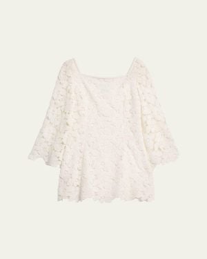 Jonathan Simkhai Hana Lace Mini Dress - Natural