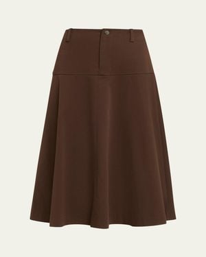 Vince Full Utility Skirt - Brown