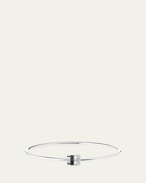 Boucheron Quatre Edition Bangle Bracelet With Diamonds - Natural