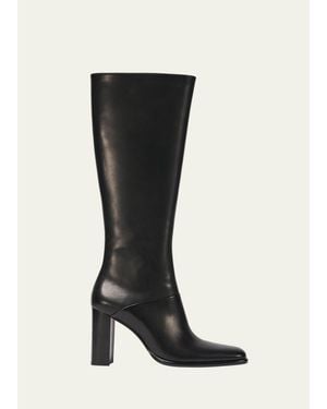 Jonathan Simkhai Carolyn 85Mm Leather Knee-High Boots - Black