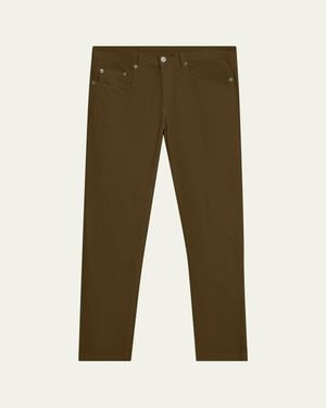Massimo Alba Alung Baby Corduroy Five-Pocket Pants - Green
