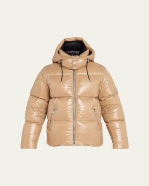Mackage Kent Short Hooded Puffer Coat - Natural