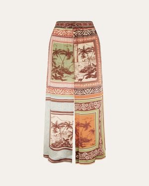 ALÉMAIS Alberta Silk Pants - White