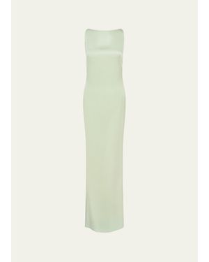 16Arlington Evra Satin Gown - Green