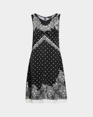 Marc Jacobs Trompe L'Oeil Slip Midi Dress - Multicolor