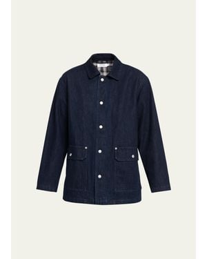 Still Here Denim Barn Jacket - Blue