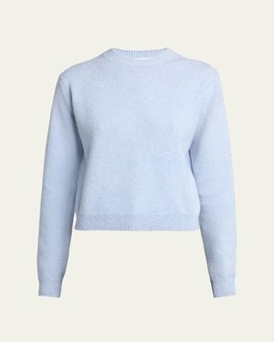 Jil Sander Wool-Cashmere Crewneck Sweater - Blue