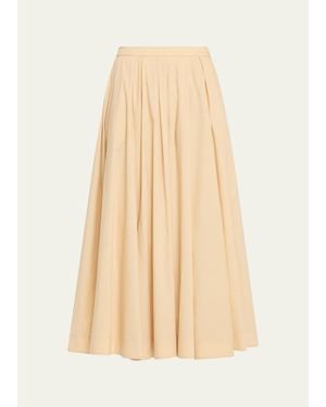 Cinq À Sept Doran Midi Skirt - Natural