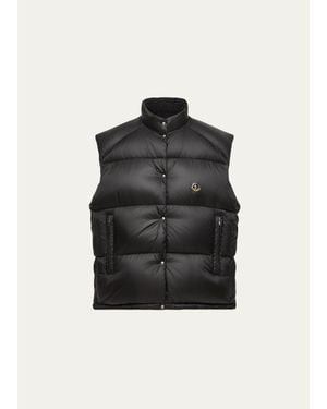 Moncler Tibb Reversible Down Vest - Black