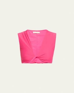 Ramy Brook Oliwia Bikini Top - Pink