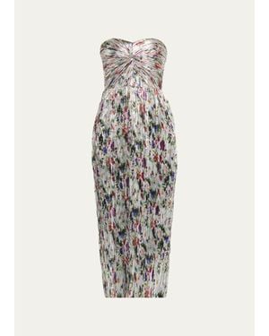 Ulla Johnson Adelaide Strapless Pleated Dress - White