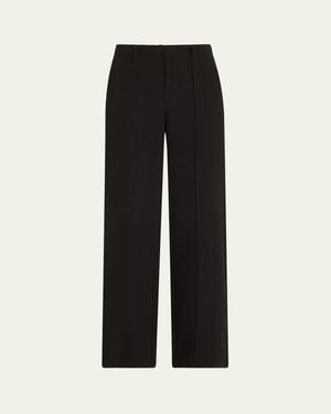 Jonathan Simkhai Michelle Pintuck Cropped Pants - Black