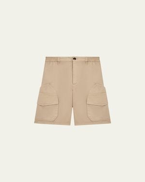 Loewe X Paula's Ibiza Washed Cotton Cargo Shorts - Natural