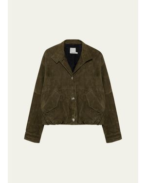 Jonathan Simkhai Marley Suede Jacket - Green