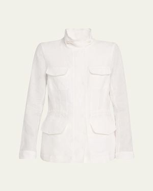 Loro Piana Linen Traveler Jacket - Natural