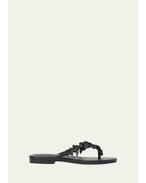 Jonathan Simkhai Willow Leather Thong Sandals - Natural