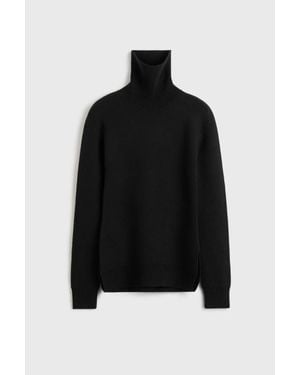 TOTEME High-Neck Double Knit - Black