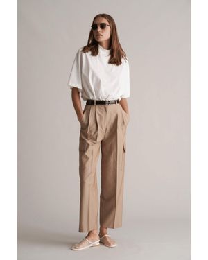 MARCÉLA LONDON Matau Cargo Trousers - Natural