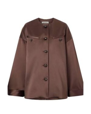 Rohe Western Heavy Satin Jacket - Brown