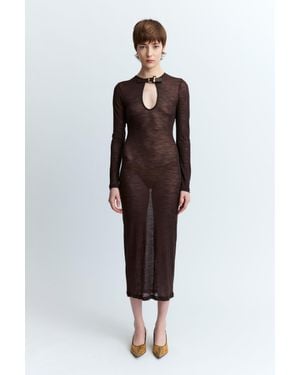 16Arlington Cirrus Midi Dress - Brown