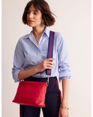 Boden Leather Crossbody Bagred