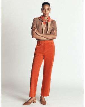 Boden Canonbury Cord 7/8 Pants - Red