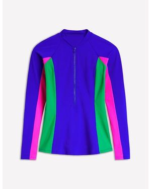 Boden Sun Safe Raglan Rash Vest - Pink