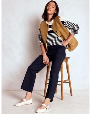 Boden Smart 7/8 Trousers - Blue