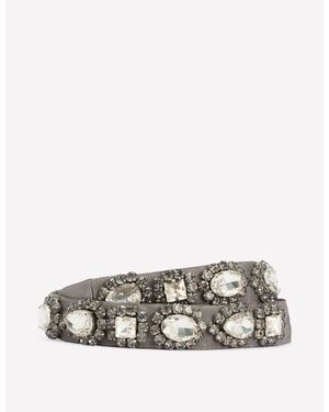 Boden Embellished Belt - Grey