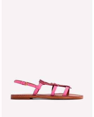 Boden Novelty Beaded Flat Sandals - Pink