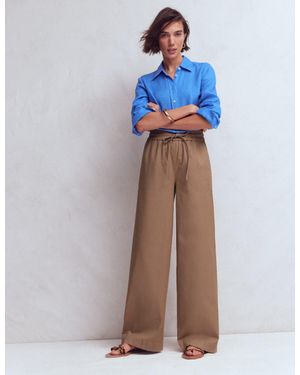 Boden Greenwich Tie Waist Pants - Blue