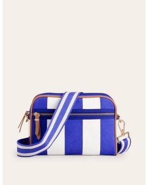 Boden Canvas Cross-body Bag - Blue