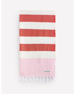 Boden Hammam Towel - Pink