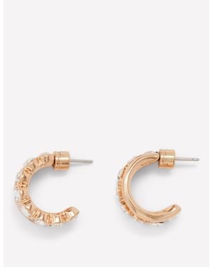 Boden Small Jewel Hoops - Natural