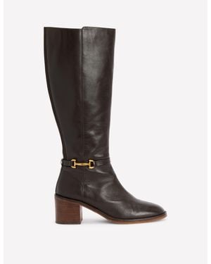 Boden Iris Snaffle Heel Boot - Brown