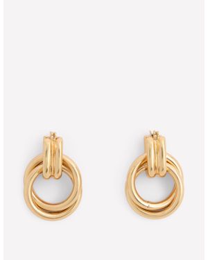 Boden Double Twist Earrings - Metallic