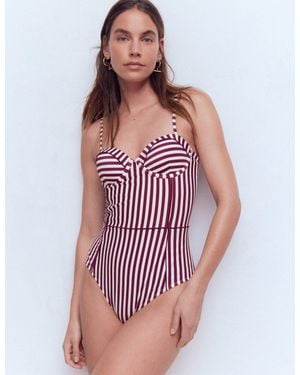 Boden Rhodes Cup Sized Swimsuit - Red