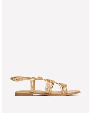 Boden Multi Strap Knot Sandal - Red