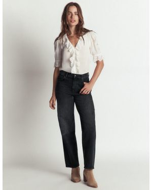 Boden Barrel-Jeans - Schwarz