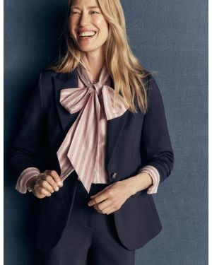 Boden Stamford Ponte Blazer - Blue