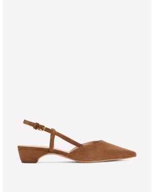 Boden Slingpumps Mit Mini-Blockabsatz - Braun