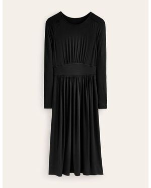 Boden Thea Long Sleeve Jersey Dress in Blue Lyst UK