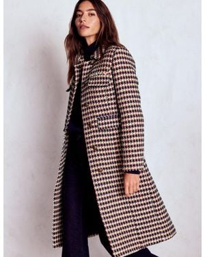 Boden Pocket Detail Coat-Camel - Multicolour
