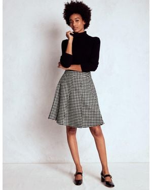 Boden Flippy Wool Skirt - Multicolour
