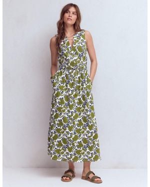 Boden Delphine Midi Jersey Dress - Green