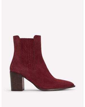 Boden Point Casual Ankle Boots - Red