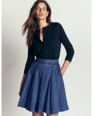 Boden Aya Jeansrock - Blau