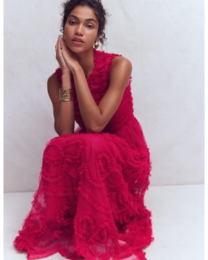 Boden Tulle Bow Party Dress - Pink