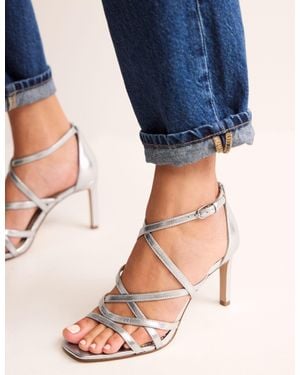 Boden Multi Strap Heel Sandals - Natural